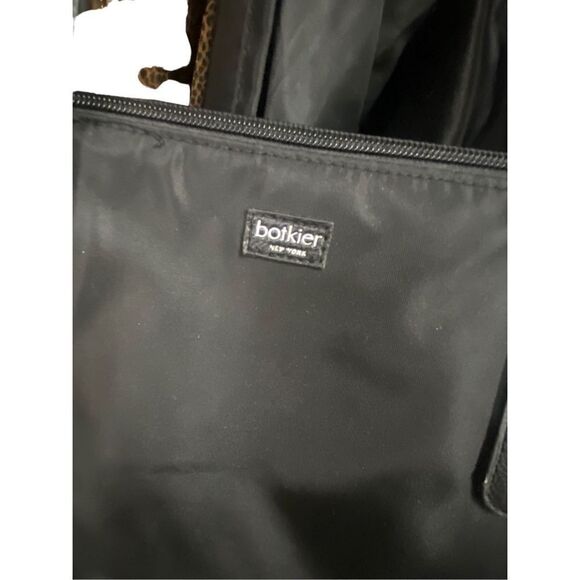 Botkier Black Nylon Tote with Pewter Zipper Details - Picture 5 of 11